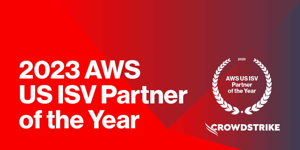 AWS Selects CrowdStrike for 2023 US ISV Partner of the Year Award